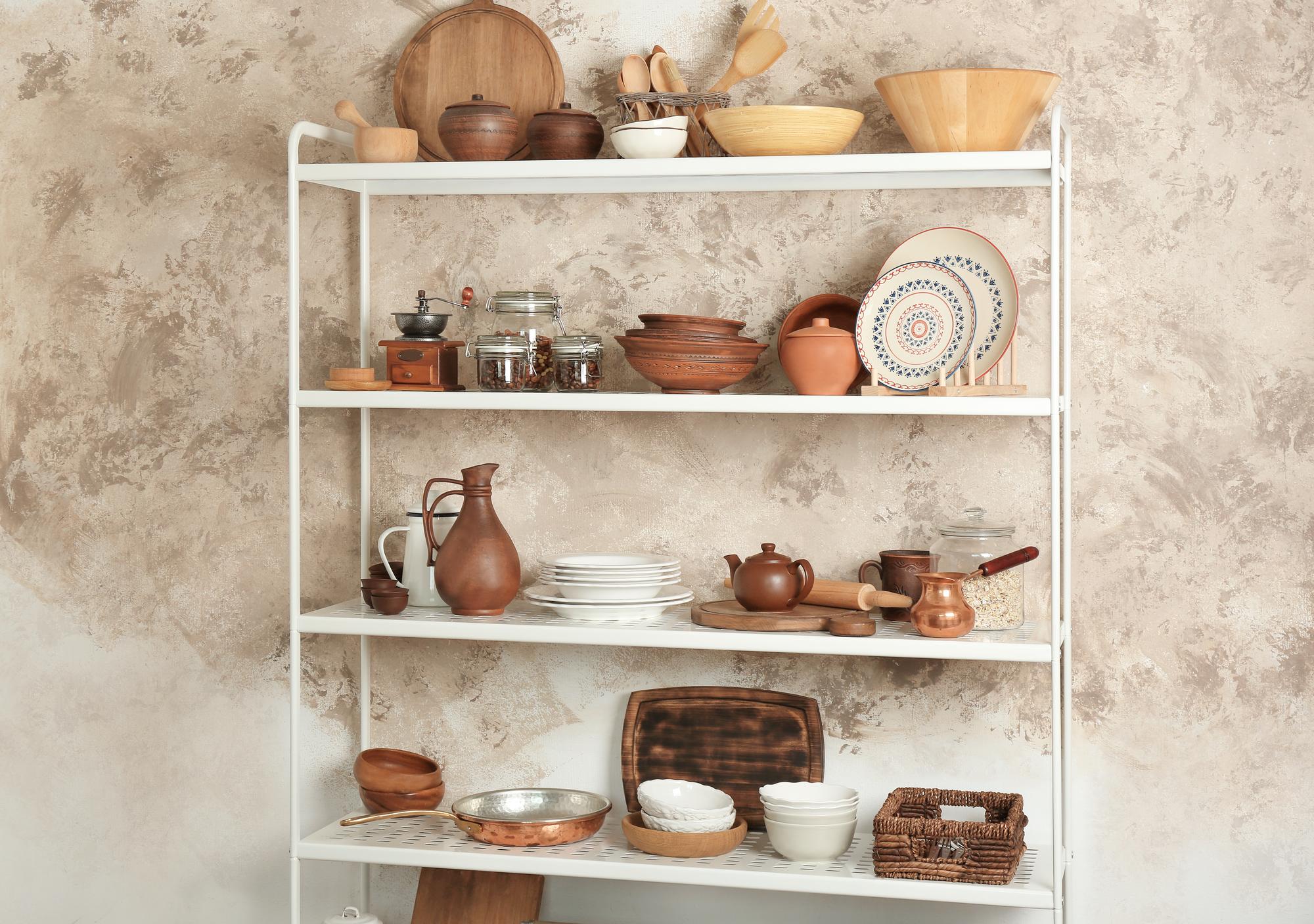 Warm studio interior with cookware